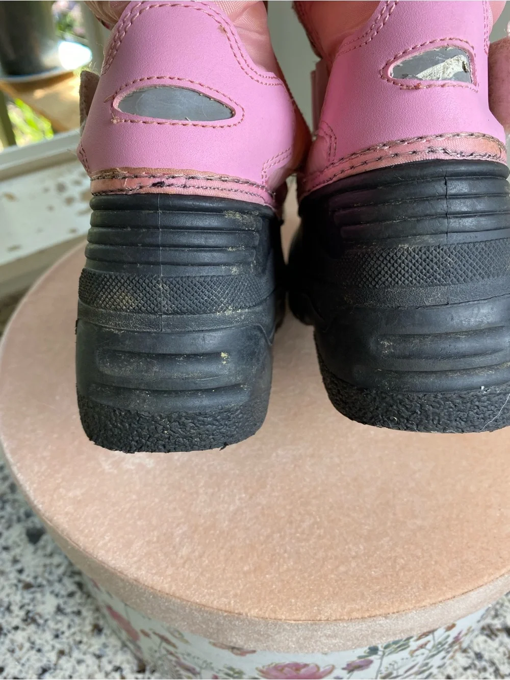KAMIK Dream Pairs Insulated Winter Snow Boots Pink Owls 10